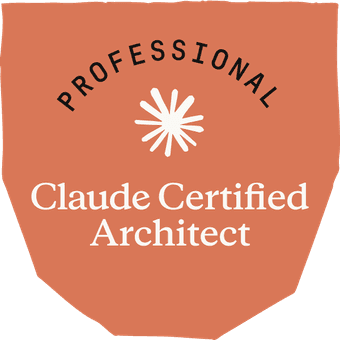 Claude Certified Architect - Professional badge, issued by Anthropic